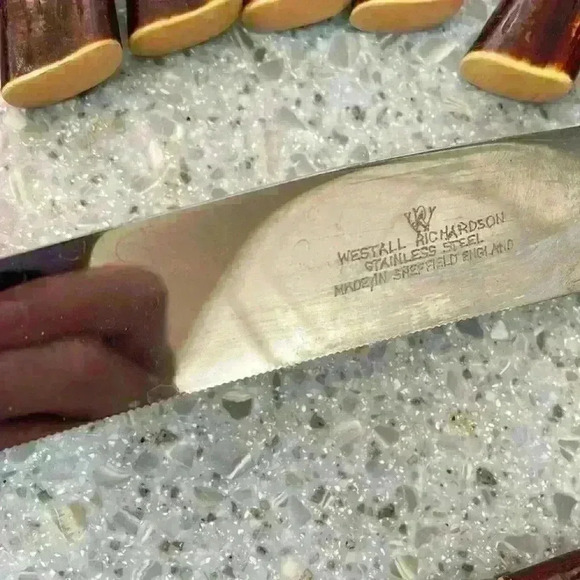 Westall Richardson Vintage Stainless steel Steak knives, see assorted total 10pc - Picture 8 of 8